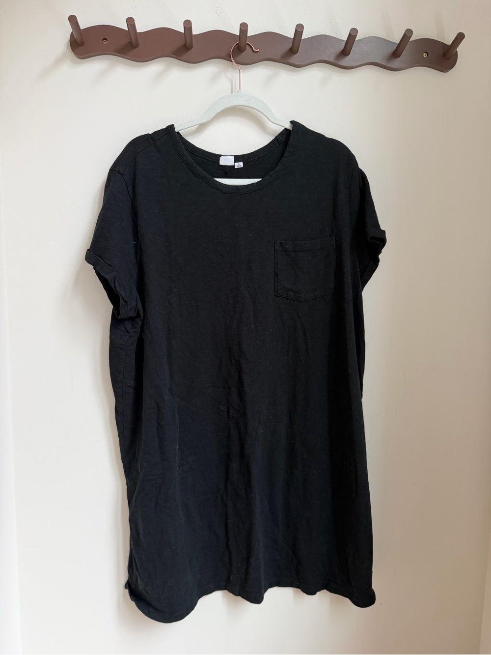 Black Gap T Shirt Dress Size XL